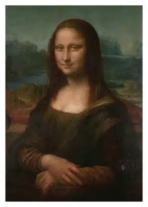 Mona Lisa de Léonard DE VINCI c'art force de paul pichard