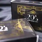 20's : Boîte de 4 jeux de cartes Art Déco Édition Limitée