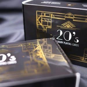 20's : Boîte de 4 jeux de cartes Art Déco Édition Limitée