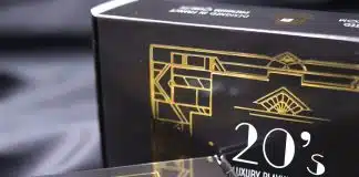 20's : Boîte de 4 jeux de cartes Art Déco Édition Limitée