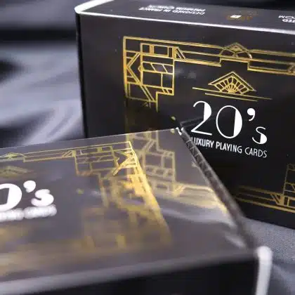 20's : Boîte de 4 jeux de cartes Art Déco Édition Limitée