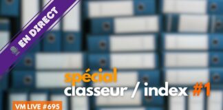 VM Live classeur index #1