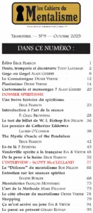 les cahiers du mentalisme 9 sommaire