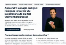 Cercle VM : le meilleur club de magie en ligne pour apprendre, progresser et échanger rejoignez le cercle vm - apprendre la magie en ligne