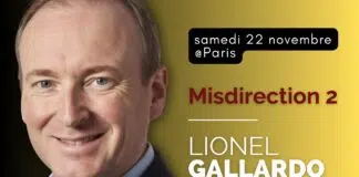 conférence misdirection 2 de lionel gallardo | samedi 22 novembre @paris