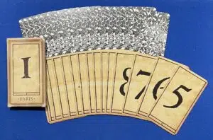 Jeu chiffré 1900 marqué - les cahiers du mentalisme | bon plan vm