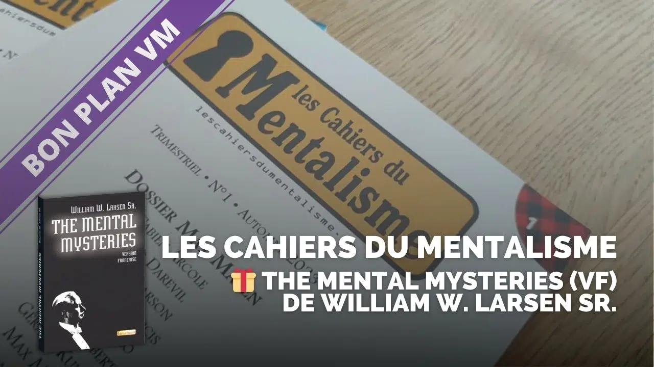 les cahiers du mentalisme | bon plan vm