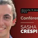 Conférence de Sasha CRESPI @Paris dimanche 14 décembre