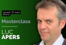 Une journée avec Luc APERS : magie, scène et création pure masterclass de luc apers samedi 21 mars @paris