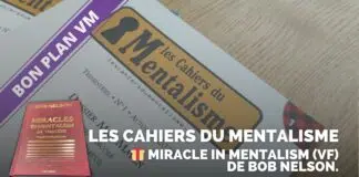 les cahiers du mentalisme | bon plan vm