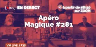 Apéro Magique #281 : Hommage à Arturo ASCANIO, Mentalisme et Statut d’Artiste vm live 735 apéro magique #281